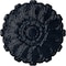 Ekena Millwork Durham Ceiling Medallion (Fits Canopies up to 4 1/4"), Hand-Painted Midnight Dream, 31"OD x 1 1/2"P CM31DUMDF - alternate 1